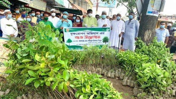 নাটোরে জলবায়ু পরিবর্তনের বিরুপ প্রভাব মোকাবেলায় বৃক্ষরোপন