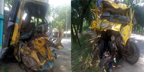 নাটোরে দুই ট্রাকের মুখো-মুখি সংঘর্ষে চালকের মৃত্যু, আহত ৪ জন!