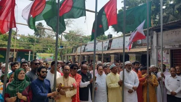 নানা কর্মসূচির মধ্য দিয়ে নাটোরের ঐতিহাসিক মুজিবনগর দিবস পালিত