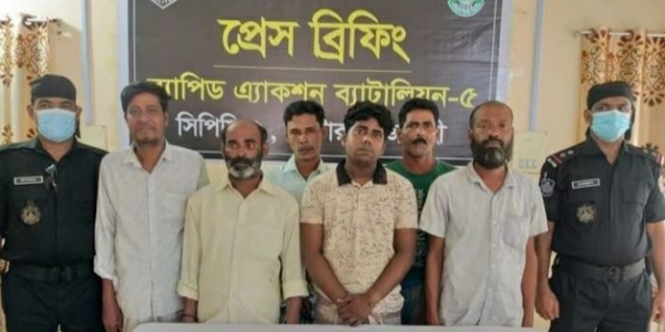 ২৮৫০ লিটার চোলাই মদসহ ৬ জন আটক